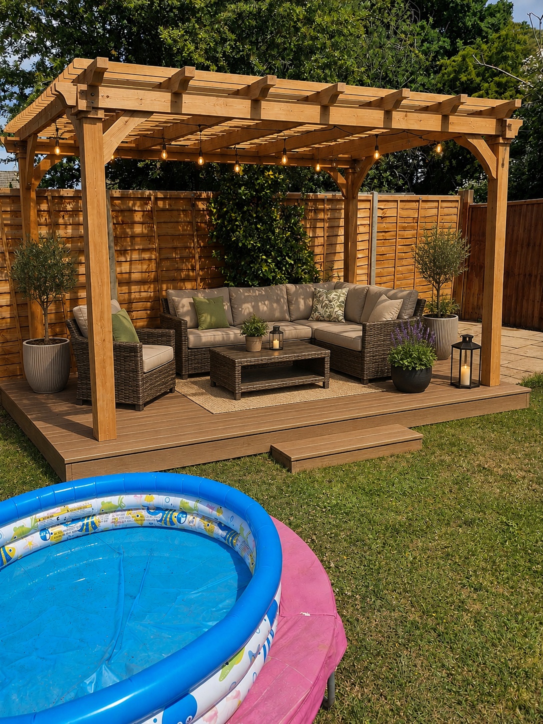 Pergola installation project